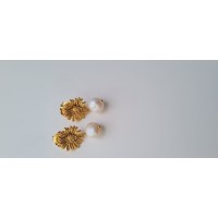 Daisy Field Daisy Earrings  drops & dangles, studs, 24K Gold vermeil on sterling silver  
