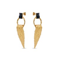 Armonia Earrings statement, drops & dangles, 24K Gold vermeil on sterling silver  