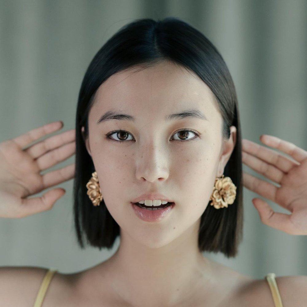 Anassa Rose Earrings statement, drops & dangles, 24K Gold plated  