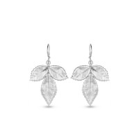 Memories Rose Earrings  drops & dangles, Sterling silver  
