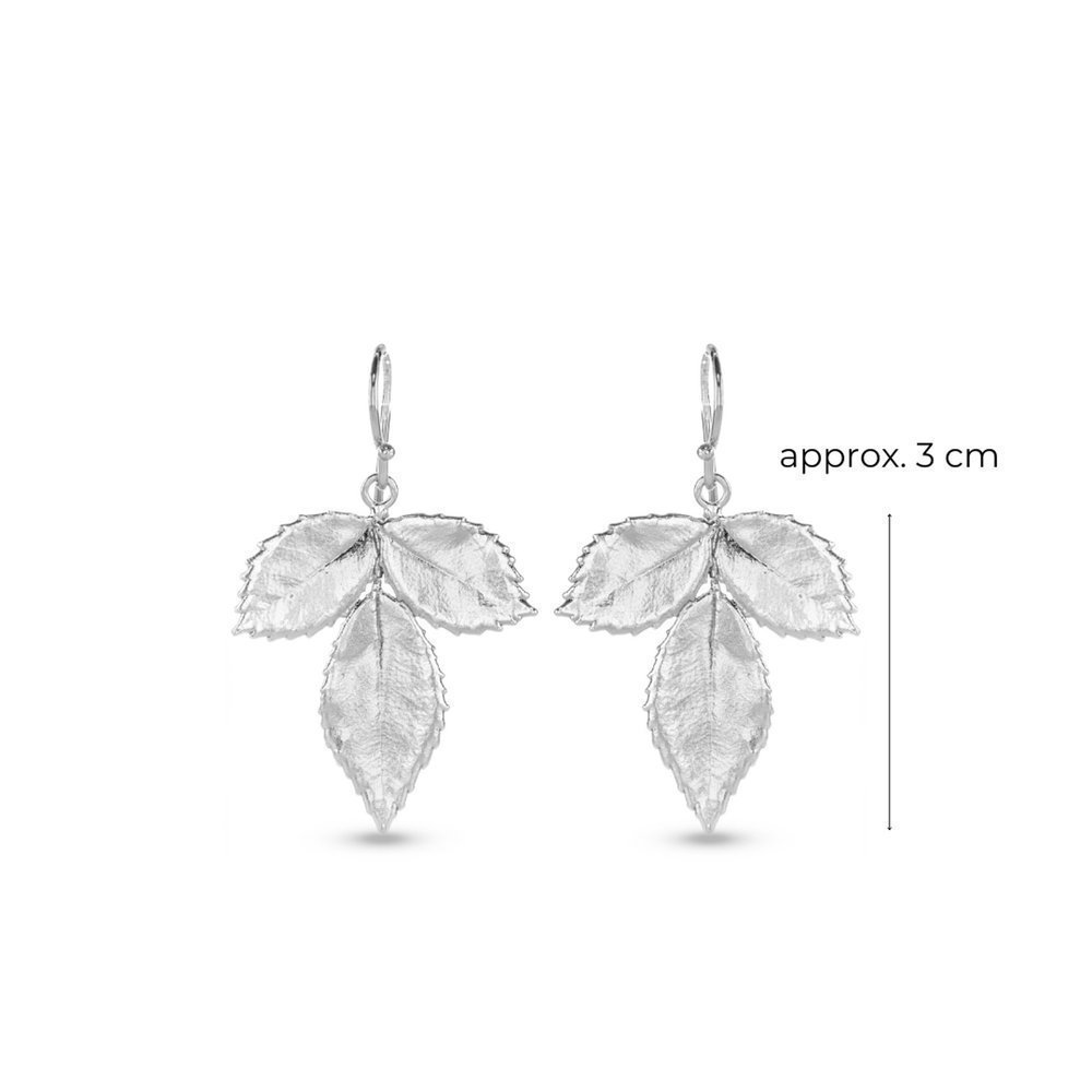 Memories Rose Earrings  drops & dangles, Sterling silver  