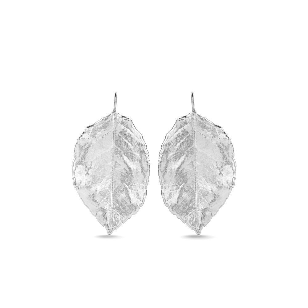 Drops Rose Earrings statement, drops & dangles, Sterling silver  