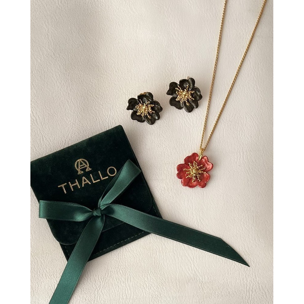 Bella Rose Earrings statement, statement studs, studs, 24K Gold vermeil on sterling silver  