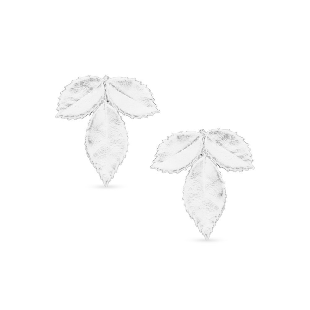 Memories Rose Earrings  statement studs, studs, Sterling silver  