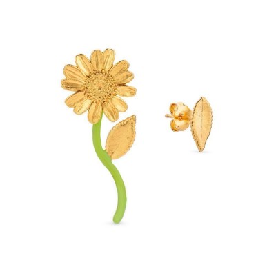 Margia Daisy Earrings   24K Gold vermeil on sterling silver  