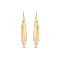 Athena Olive Earrings  drops & dangles, with steady hook, 24K Gold vermeil on sterling silver  