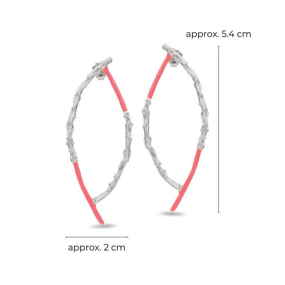 Lyria Earrings geometric, drops & dangles, statement studs, Sterling silver  