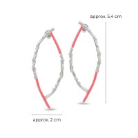 Lyria Earrings geometric, drops & dangles, statement studs, Sterling silver  