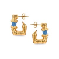 Earrings   24K Gold vermeil on sterling silver  
