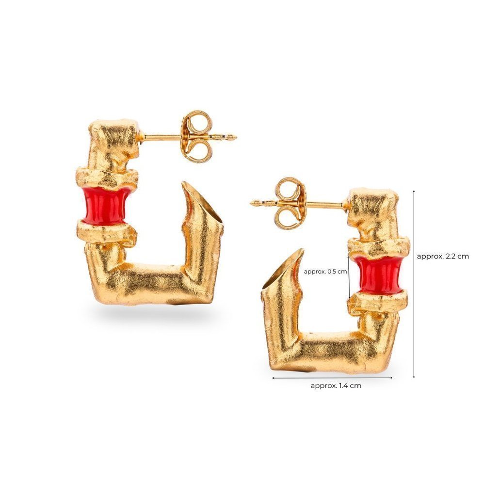 Earrings   24K Gold vermeil on sterling silver  