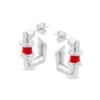 Earrings   Sterling silver  