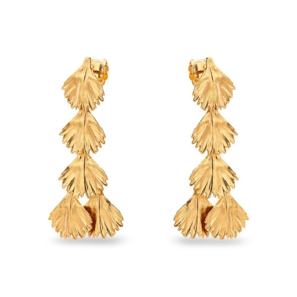 Earrings   24K Gold vermeil on sterling silver  
