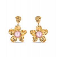 Kerasia Earrings statement, drops & dangles, 24K Gold vermeil on sterling silver  