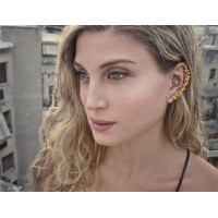 Ariadne Earrings statement, earcuff,  24K Gold plated   Ariadne Earrings statement, earcuff,  24K Gold plated