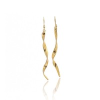 Medusa Earrings statement, with hooks, 24K Gold vermeil on sterling silver  