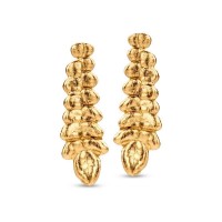 Muse Earrings mini S, studs, 24K Gold vermeil on sterling silver  