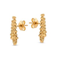 Muse Earrings mini S, studs, 24K Gold vermeil on sterling silver  