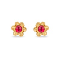 Nefeli Earrings mini studs, 24K Gold vermeil on sterling silver  
