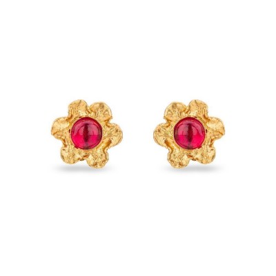 Nefeli Earrings mini studs, 24K Gold vermeil on sterling silver  