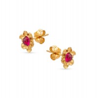 Nefeli Earrings mini studs, 24K Gold vermeil on sterling silver  