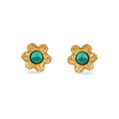 Nefeli Earrings mini studs, 24K Gold vermeil on sterling silver  
