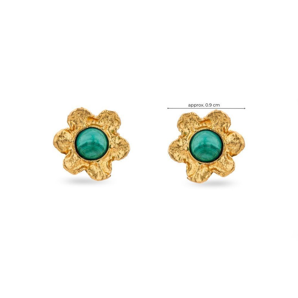 Nefeli Earrings mini studs, 24K Gold vermeil on sterling silver  