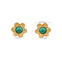 Nefeli Earrings mini studs, 24K Gold vermeil on sterling silver  