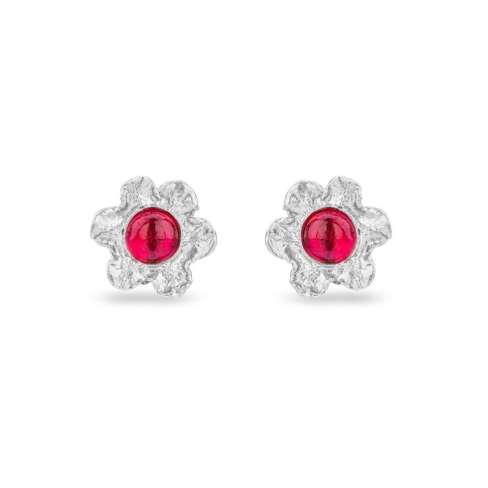 Nefeli Earrings mini studs, Sterling silver  