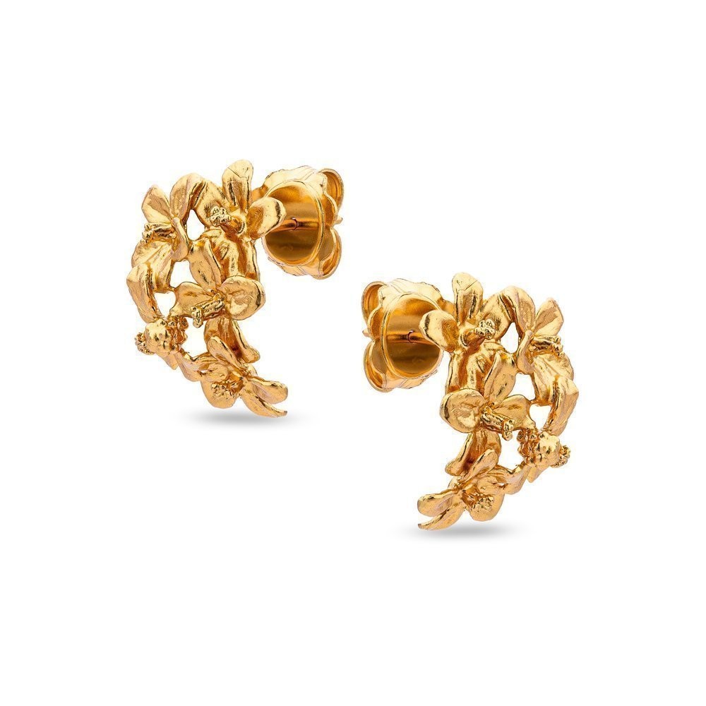 Earrings   24K Gold vermeil on sterling silver  