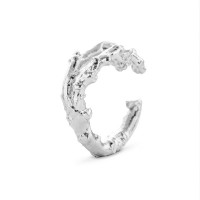 Sikinos Earrings geometric, earcuff, Sterling silver  