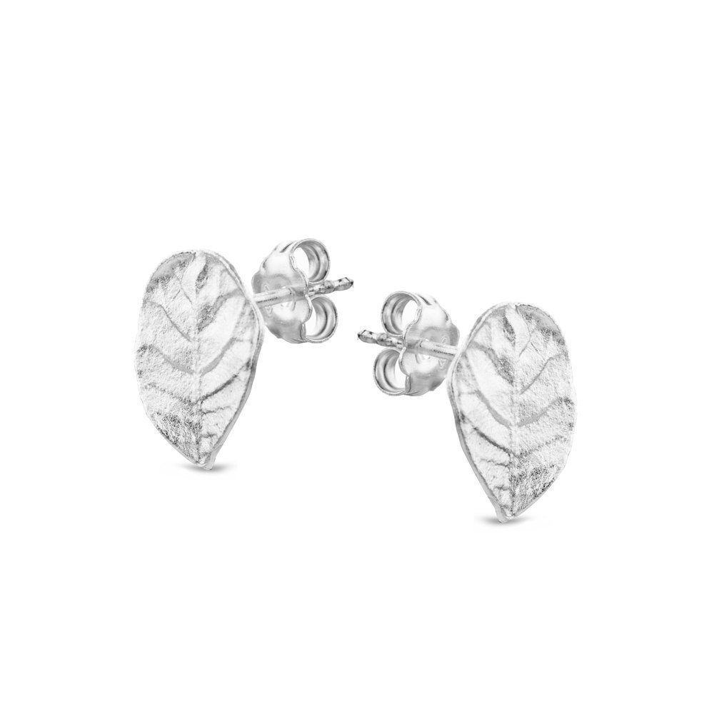 Moonlight Earrings geometric, studs, Sterling silver  