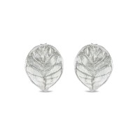 Moonlight Earrings geometric, studs, Sterling silver  