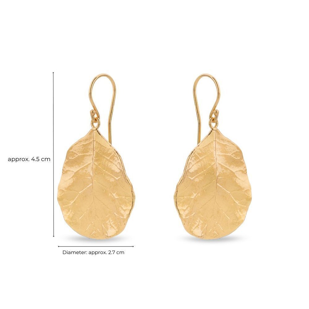Moonlight Earrings geometric, drops & dangles, with hooks, 24K Gold vermeil on sterling silver  