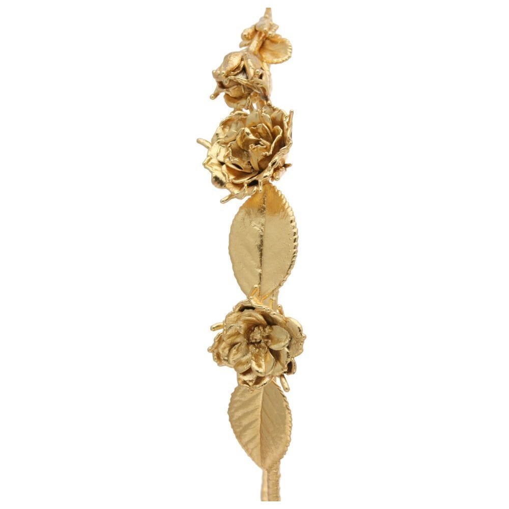 Antheia Rose Wedding Crowns Stefana  with X design on the back, 24K Gold plated  