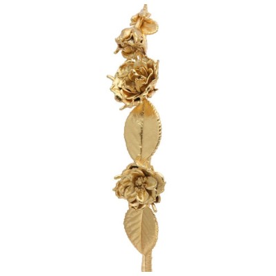 Antheia Rose Wedding Crowns Stefana  with X design on the back, 24K Gold plated  